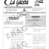La Gaceta N° 35,831 del 25 de enero de 2022